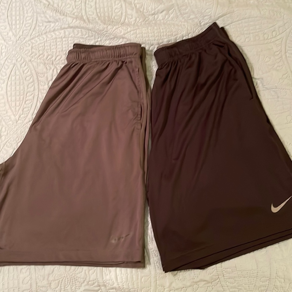 Lot of two men’s Nike athletic shorts